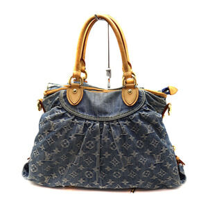 Louis Vuitton Neo Cabby Denim Blue LV Handbag Shoulder Bag